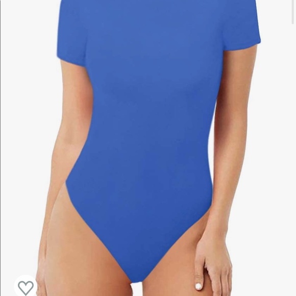 Womens MANGOPOP Royal Blue Bodysuit! Never worn! Size medium! - Picture 5 of 9